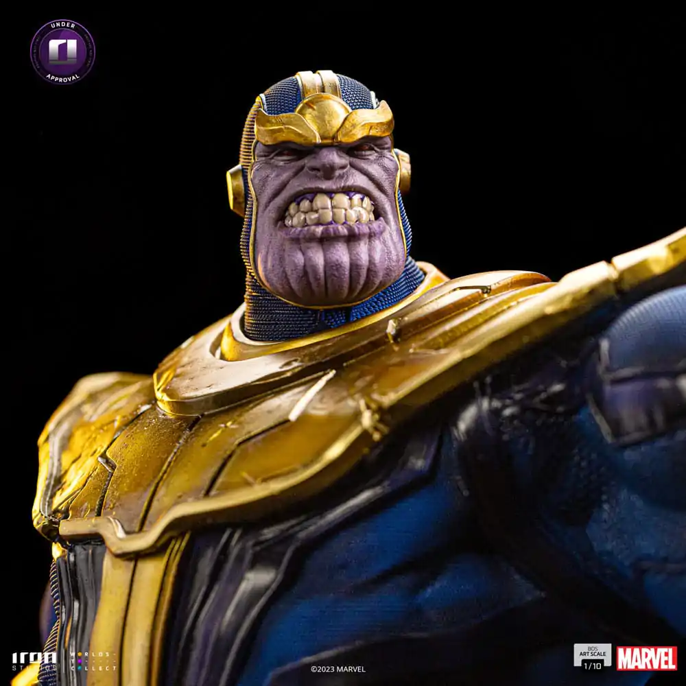 Marvel BDS Art Scale 1/10 Thanos Infinity Gaunlet Diorama szobor figura 30 cm termékfotó