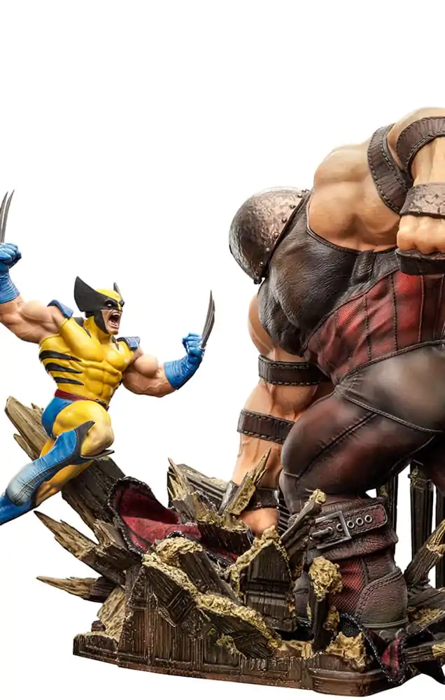 Marvel BDS Art Scale 1/10 Wolverine vs Juggernaut szobor figura 30 cm termékfotó