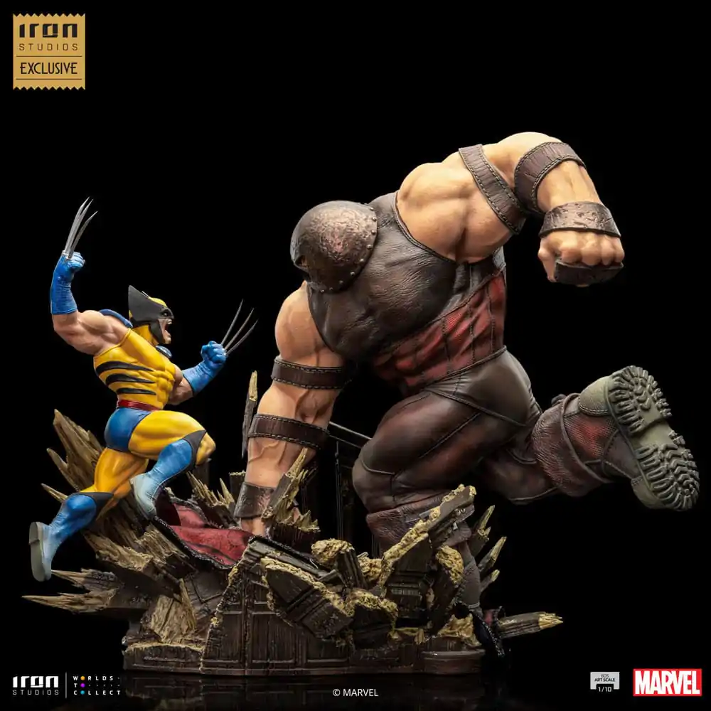 Marvel BDS Art Scale 1/10 Wolverine vs Juggernaut szobor figura 30 cm termékfotó