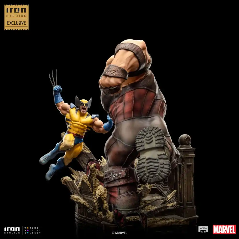 Marvel BDS Art Scale 1/10 Wolverine vs Juggernaut szobor figura 30 cm termékfotó