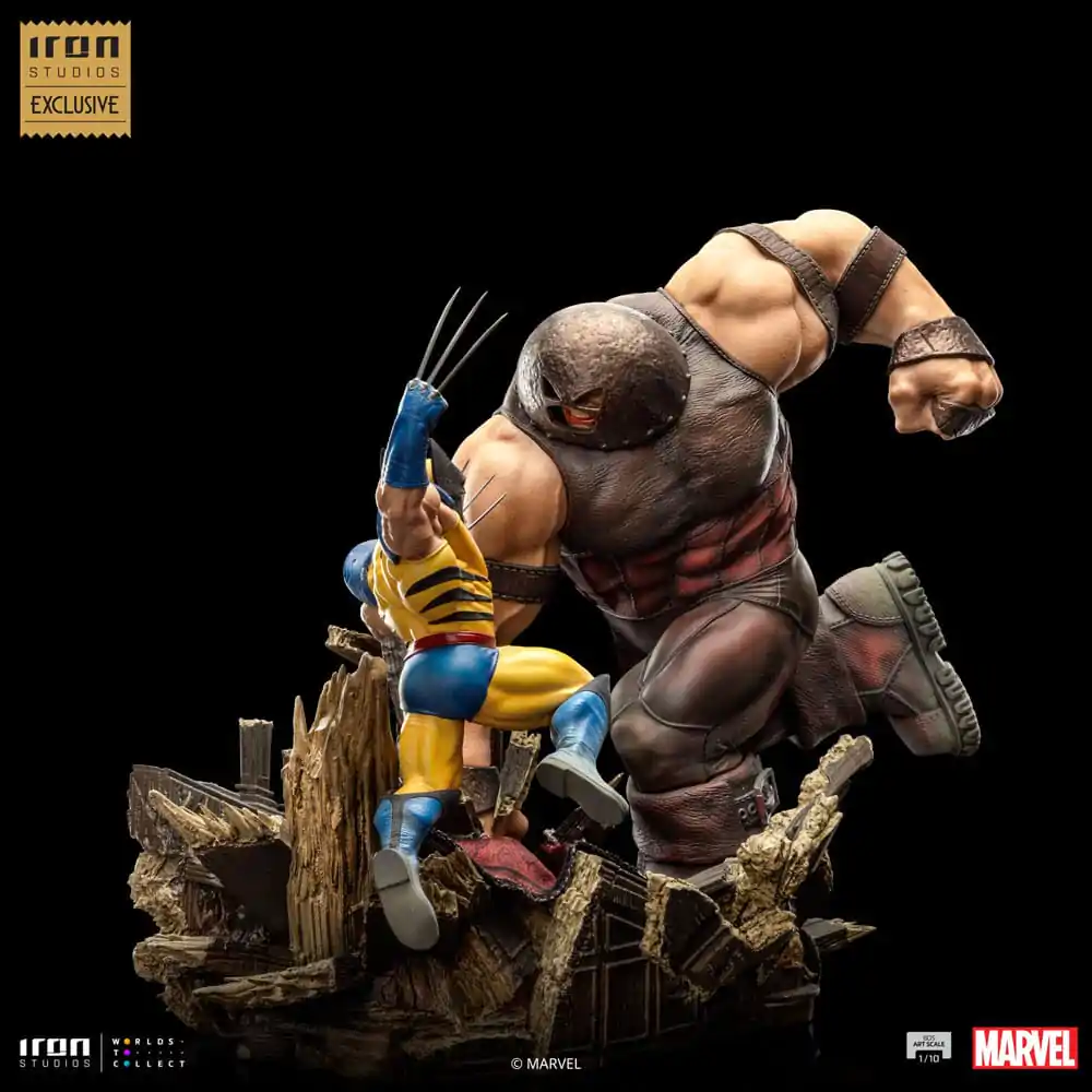 Marvel BDS Art Scale 1/10 Wolverine vs Juggernaut szobor figura 30 cm termékfotó