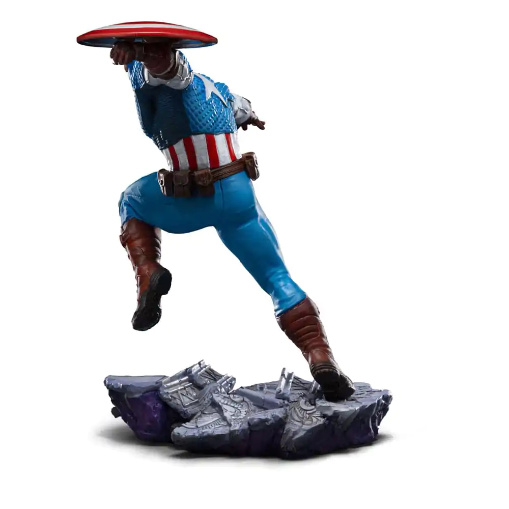 Marvel BDS Art Scale 1/10 Captain America szobor figura 22 cm termékfotó