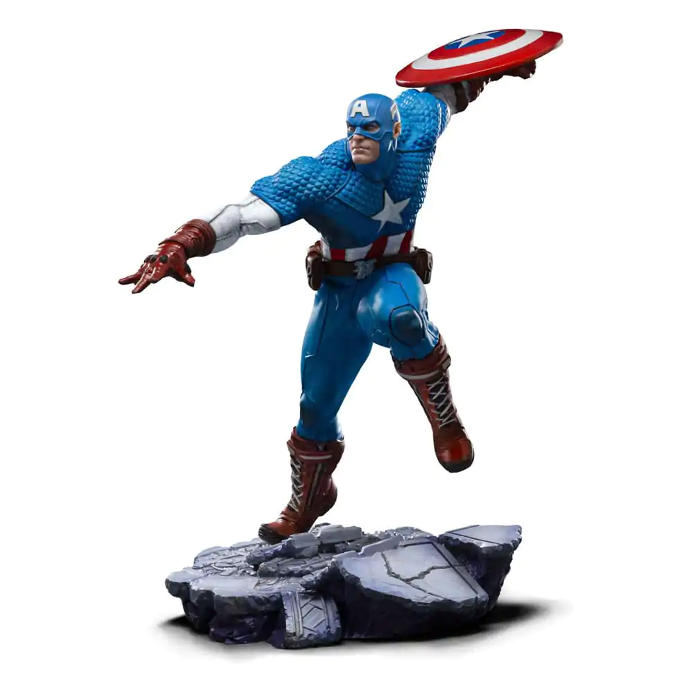 Marvel BDS Art Scale 1/10 Captain America szobor figura 22 cm termékfotó