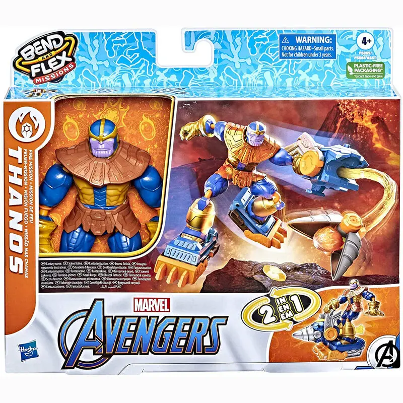 Marvel Bend and Flex Missions Thanos figura 15cm termékfotó