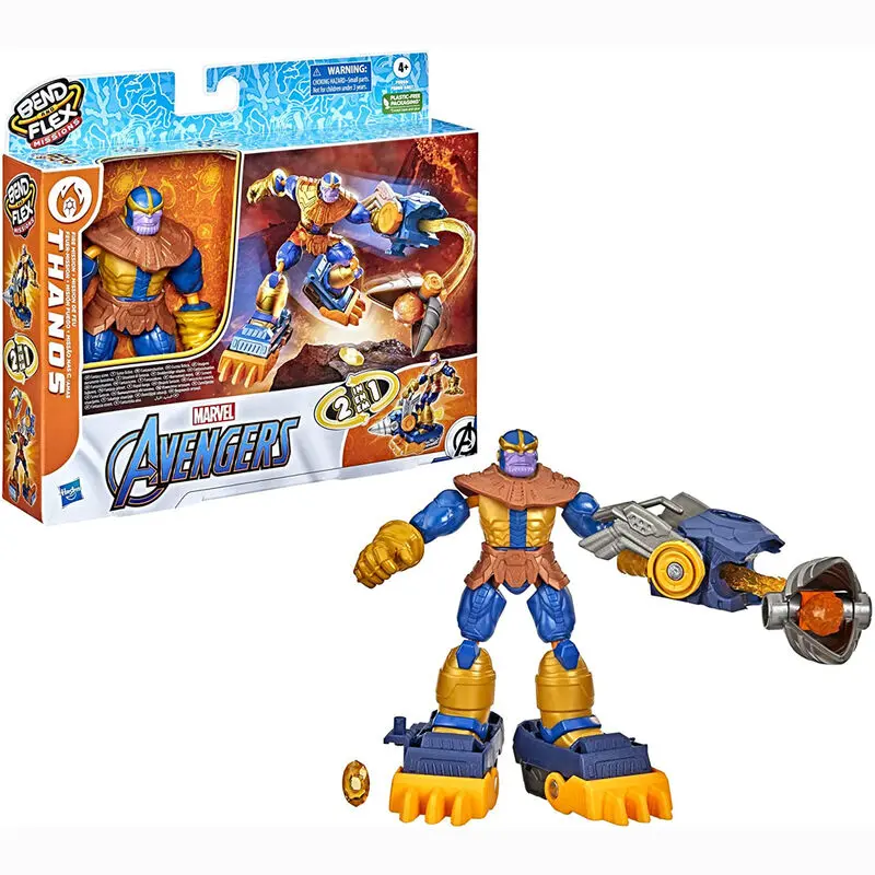 Marvel Bend and Flex Missions Thanos figura 15cm termékfotó