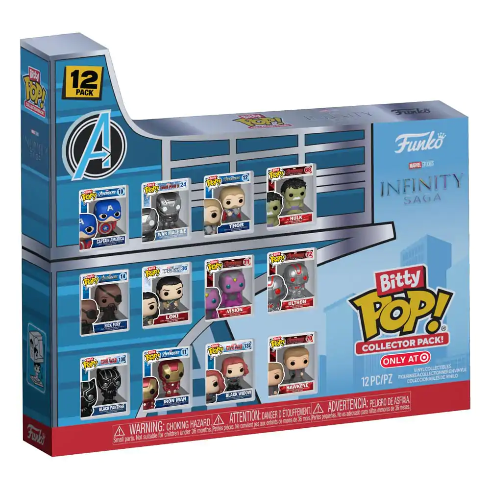 Marvel Bitty Funko POP! Vinyl Figure 12-Pack Infinity Saga 2,5 cm termékfotó