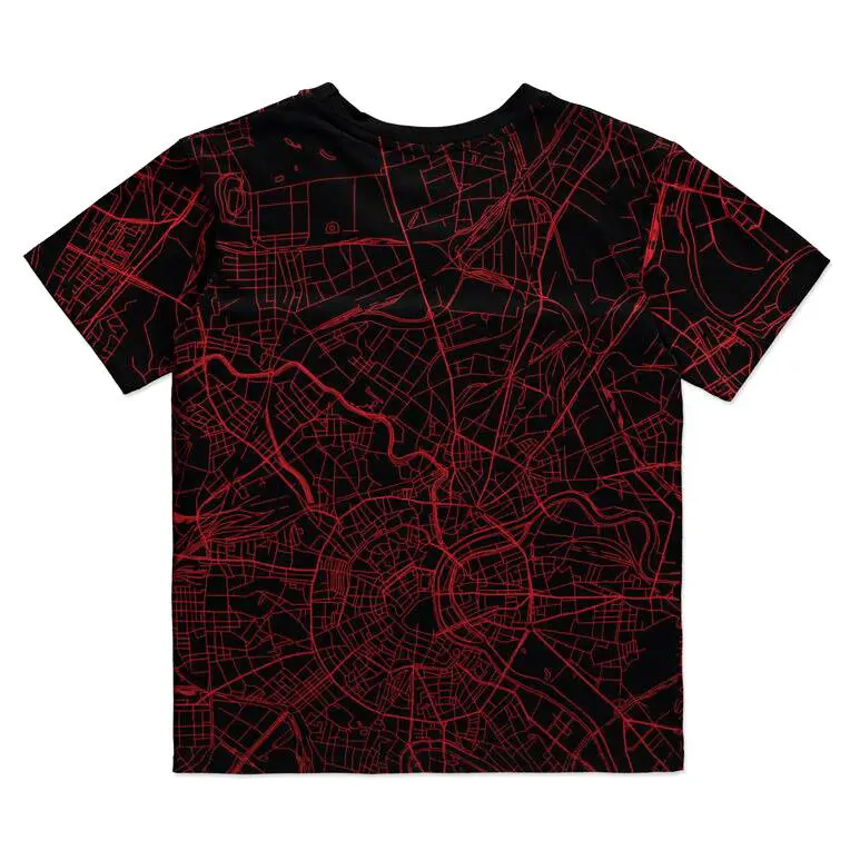 Marvel Black Widow City Map női póló termékfotó