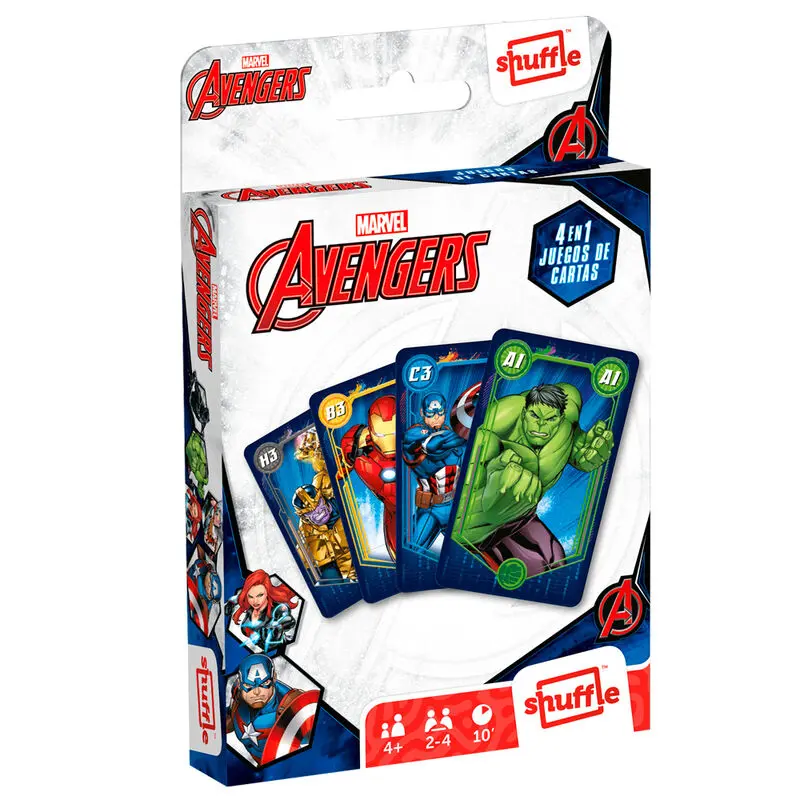Marvel Bosszúállók 4 in 1 kártyajáték termékfotó