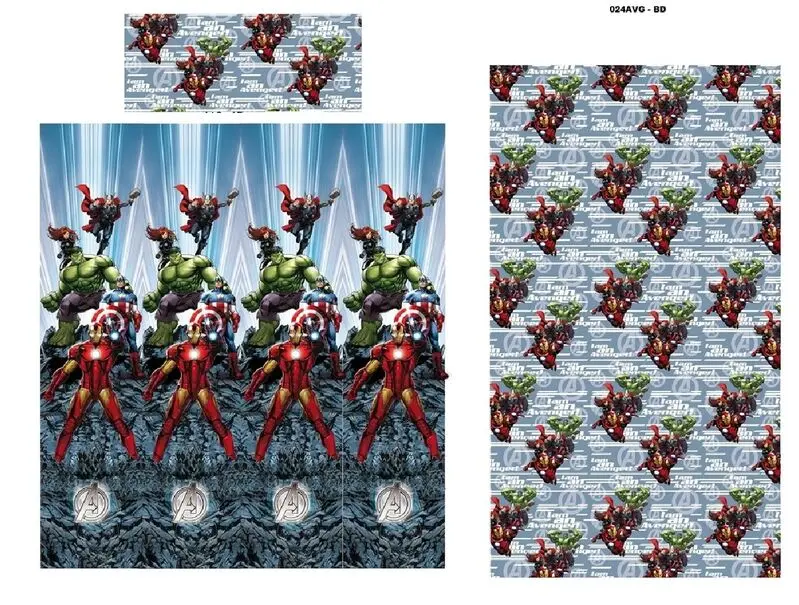 Marvel Bosszúállók ágyneműhuzat készlet egyszemélyes ágyra termékfotó