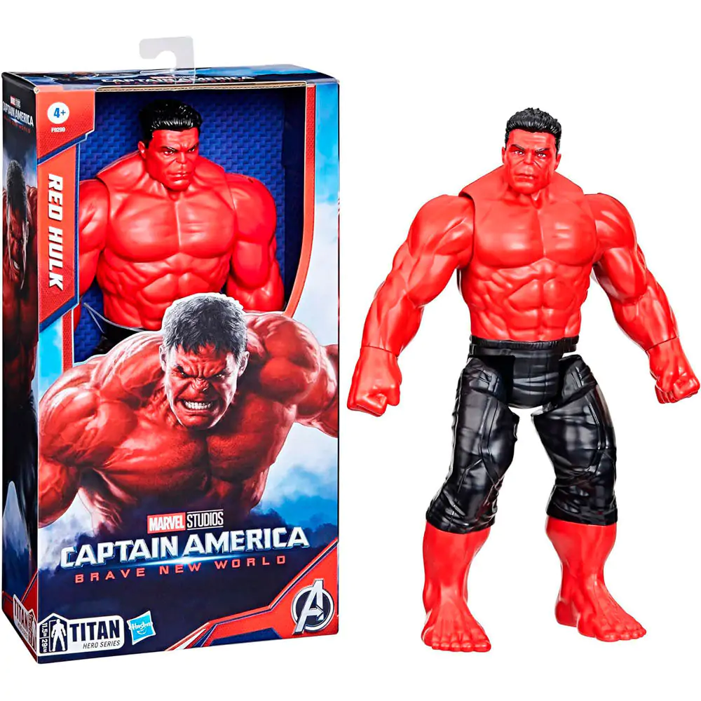 Marvel Bosszúállók Amerika Kapitány Brave New World Titan Hero Red Hulk figura 30cm termékfotó