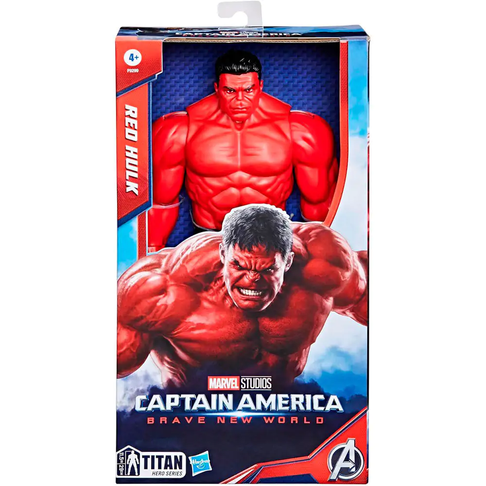 Marvel Bosszúállók Amerika Kapitány Brave New World Titan Hero Red Hulk figura 30cm termékfotó