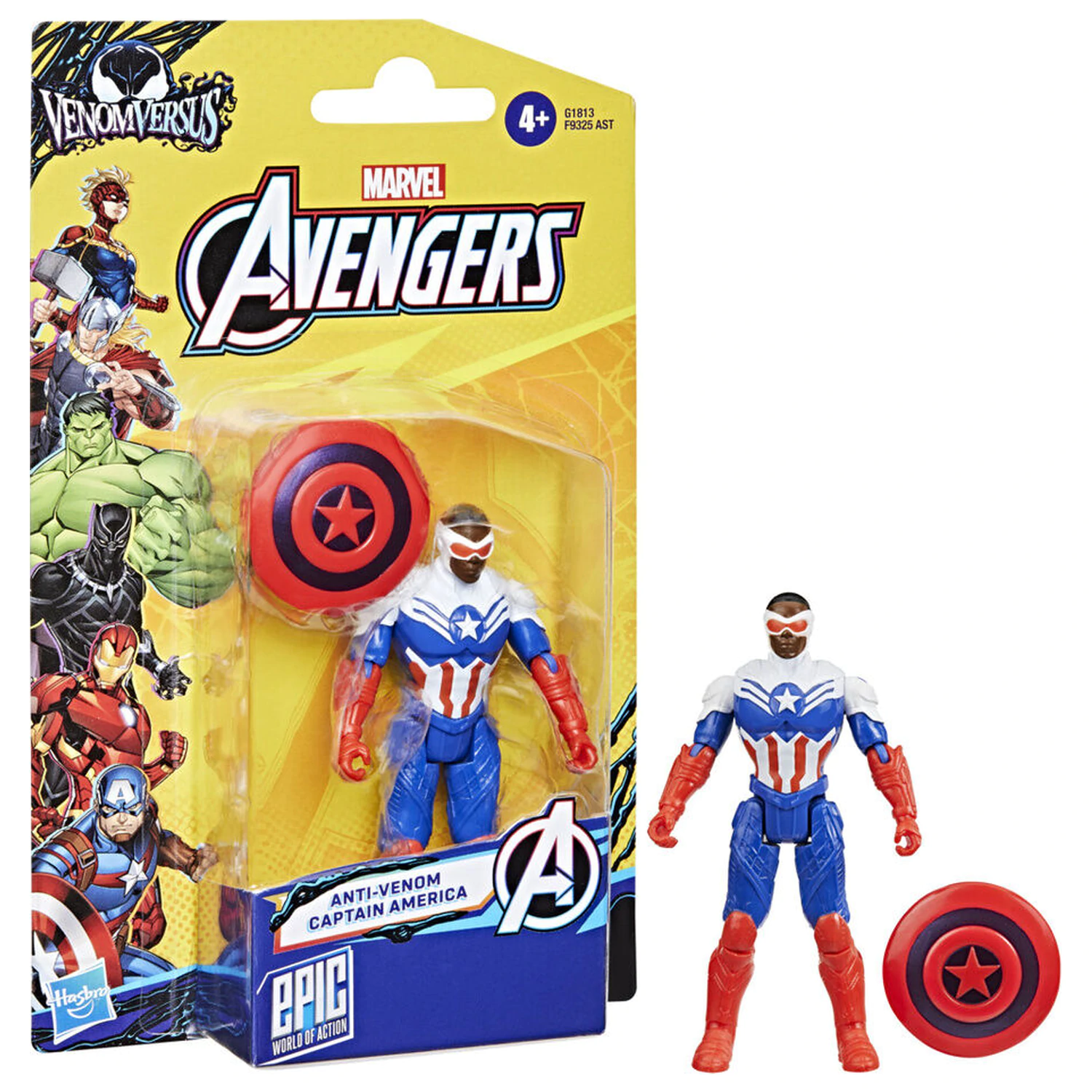 Marvel Bosszúállók Anti-Venom Captain America figura 10cm termékfotó