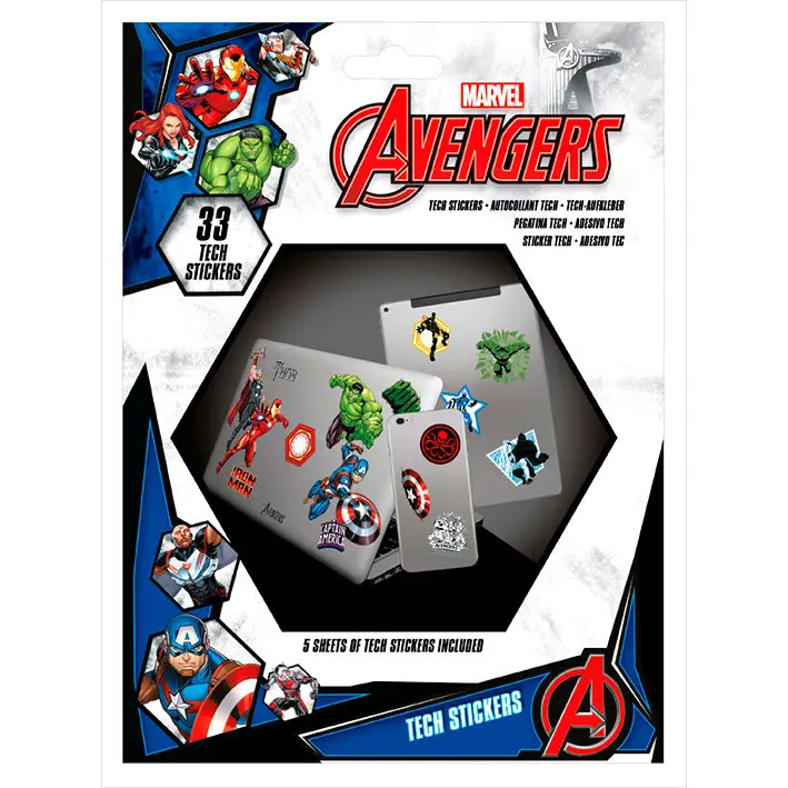 Marvel Bosszúállók csomag 33 matrica termékfotó