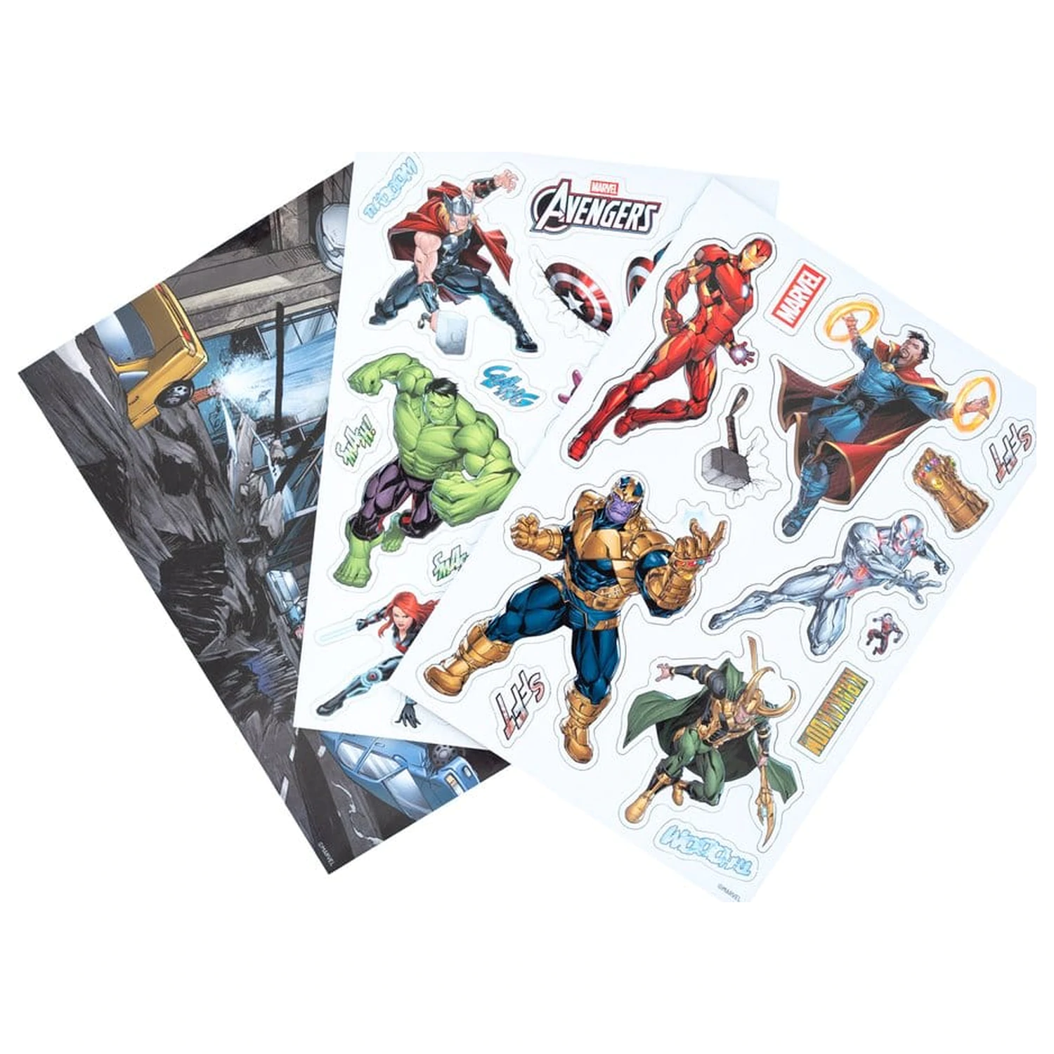 Marvel Bosszúállók Die-Cut hűtőmágnes csomag  termékfotó