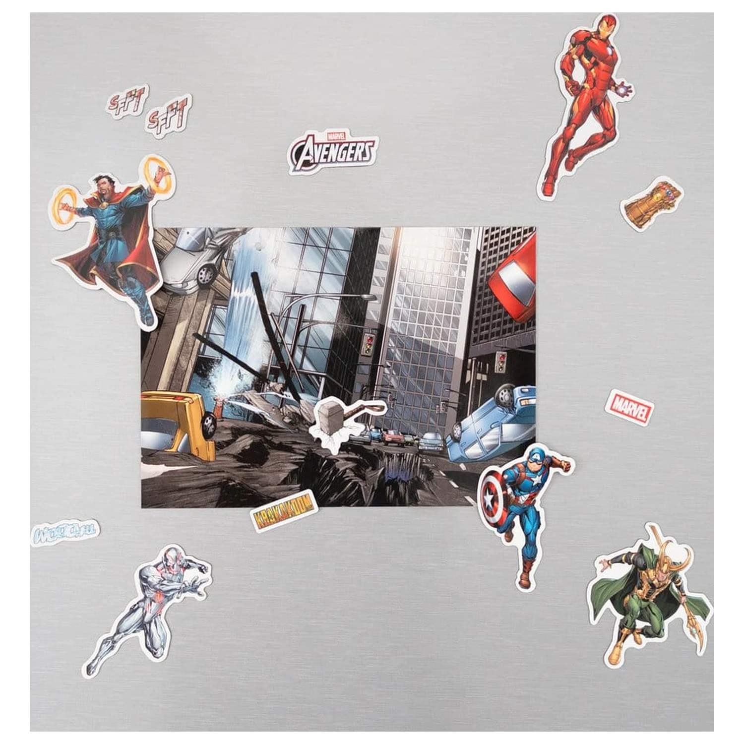 Marvel Bosszúállók Die-Cut hűtőmágnes csomag  termékfotó