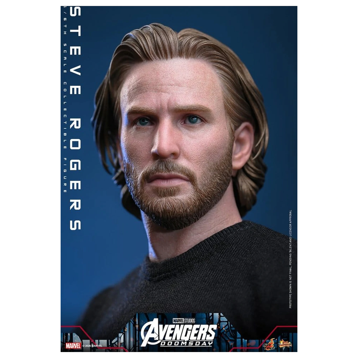 Marvel Bosszúállók: Doomsday Movie Masterpiece akciófigura 1/6 Steve Rogers 31 cm termékfotó