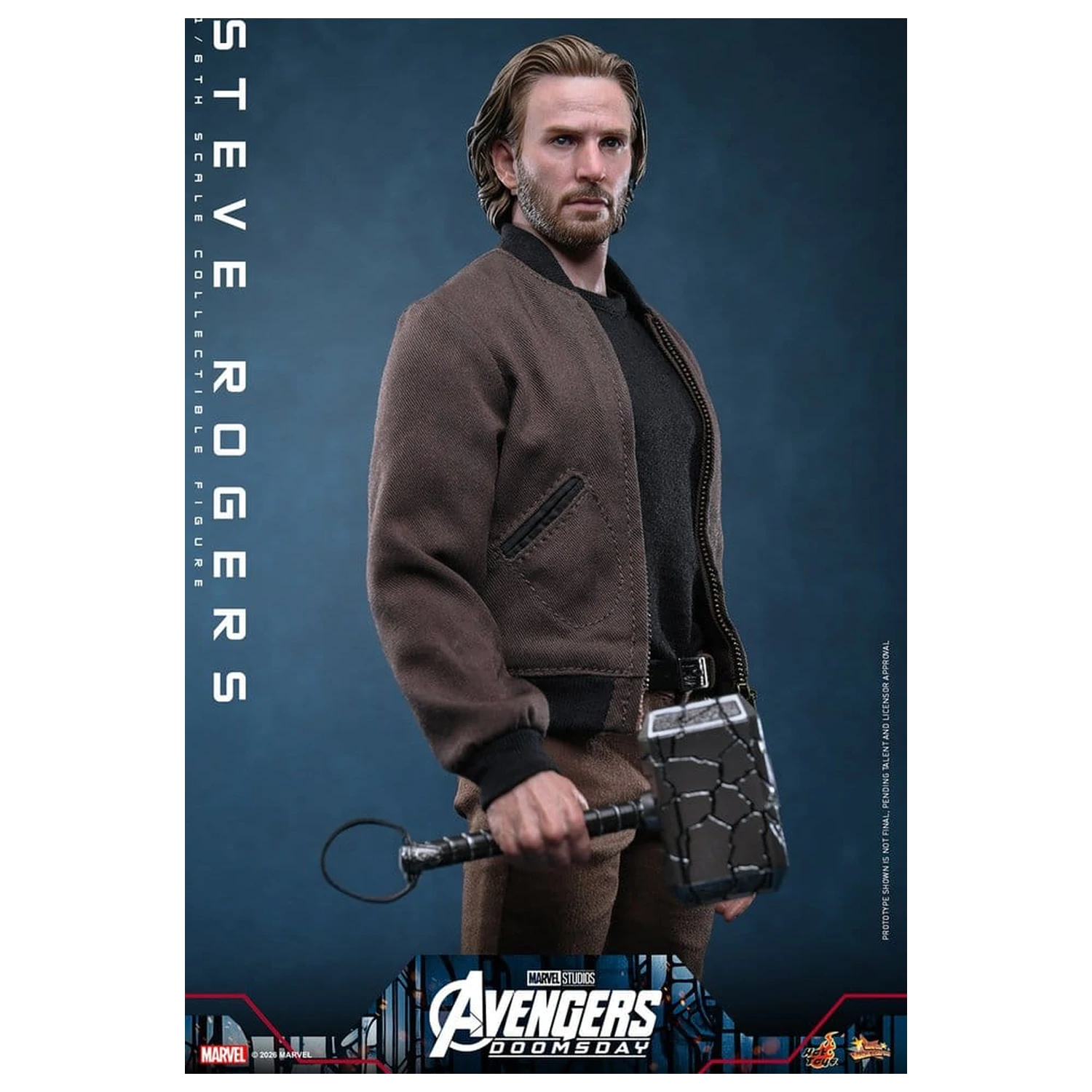 Marvel Bosszúállók: Doomsday Movie Masterpiece akciófigura 1/6 Steve Rogers 31 cm termékfotó
