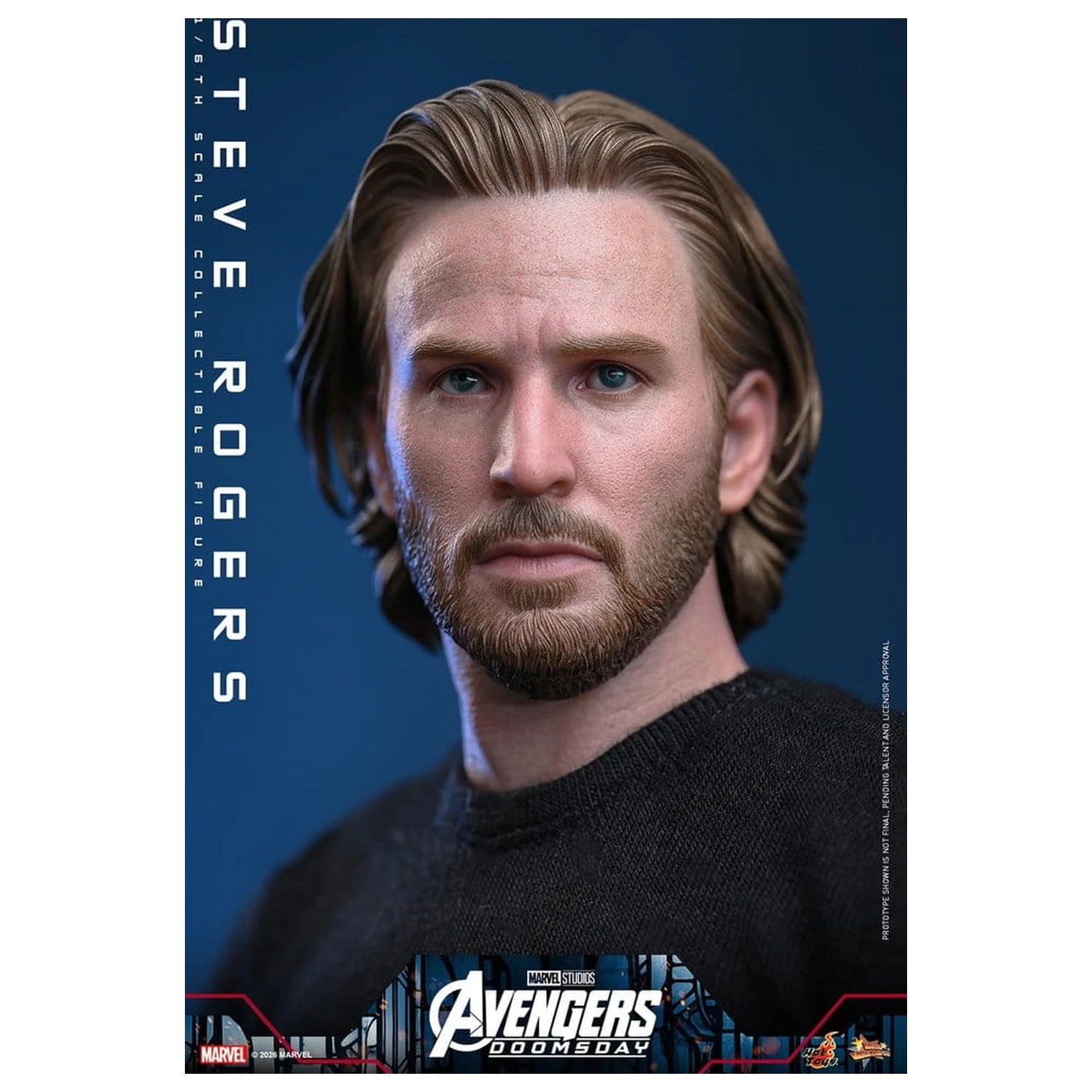 Marvel Bosszúállók: Doomsday Movie Masterpiece akciófigura 1/6 Steve Rogers 31 cm termékfotó