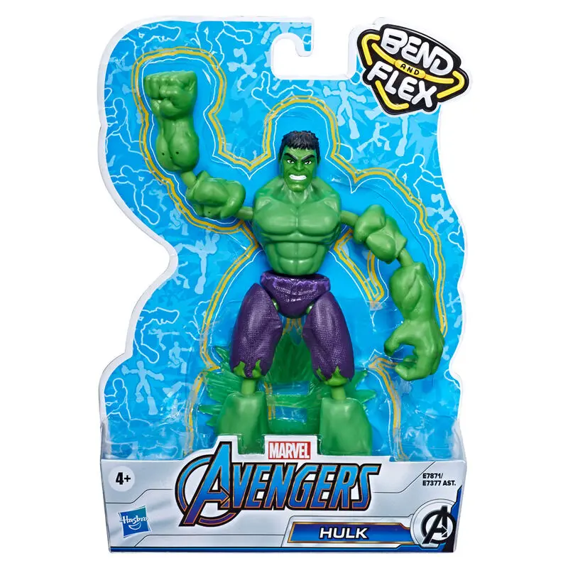 Marvel Bosszúállók Hulk Bend and Flex figura 15cm termékfotó