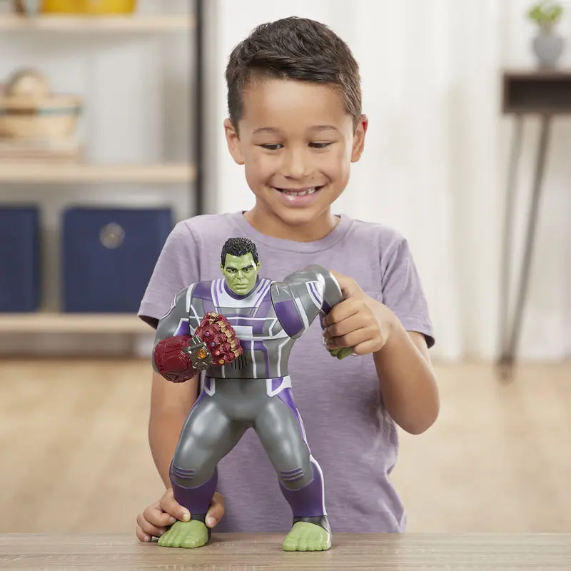 Marvel Bosszúállók Hulk Power Punch figura 35cm spanyol nyelvű termékfotó