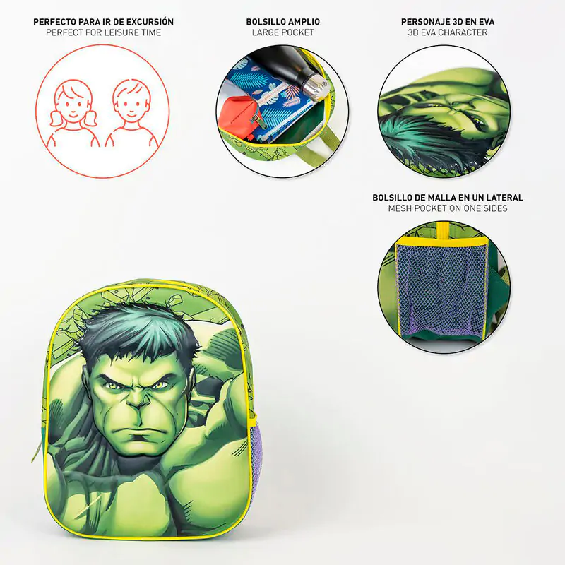 Marvel Bosszúállók Hulk táska hátizsák 31cm termékfotó