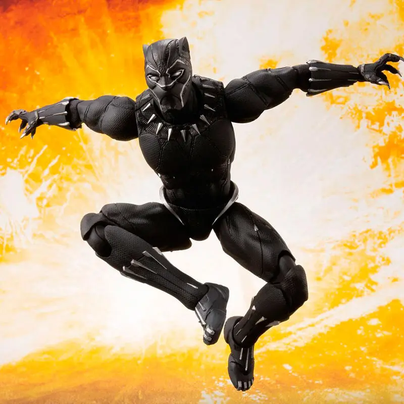 Marvel Bosszúállók Infinity War Fekete Párduc Effect Rock csuklósfigura 16cm termékfotó