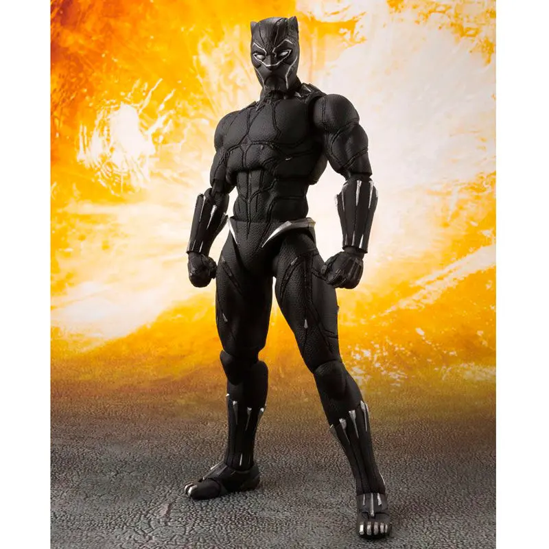 Marvel Bosszúállók Infinity War Fekete Párduc Effect Rock csuklósfigura 16cm termékfotó