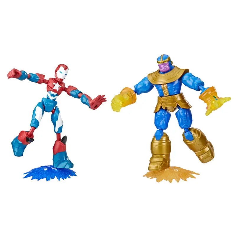 Marvel Bosszúállók Iron Patriot vs Thanos Bend and Flex csomag 2 figuras 15cm termékfotó