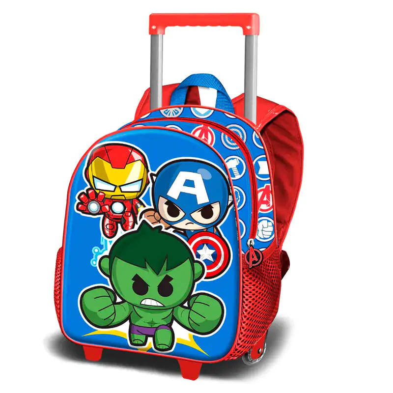 Marvel Bosszúállók Mini Heroes 3D gurulós táska 31cm termékfotó