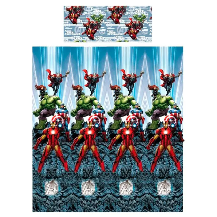 Marvel Bosszúállók pamut ágyneműhuzat készlet egyszemélyes ágyra termékfotó