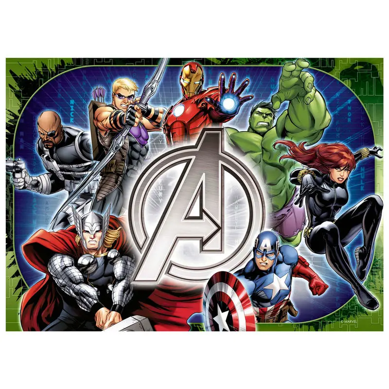 Marvel Bosszúállók puzzle 4x100db-os termékfotó