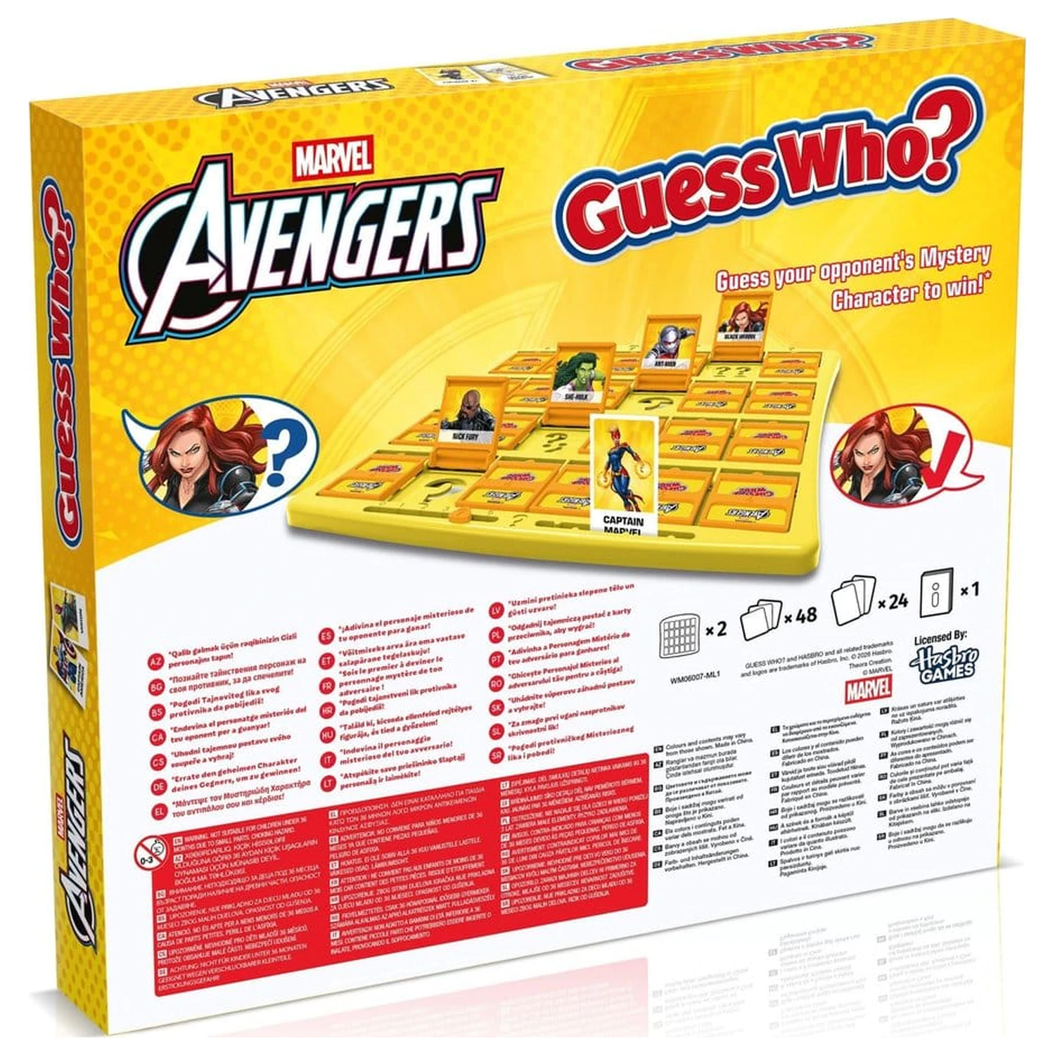 Marvel Bosszúállók társasjáték Guess Who?  termékfotó