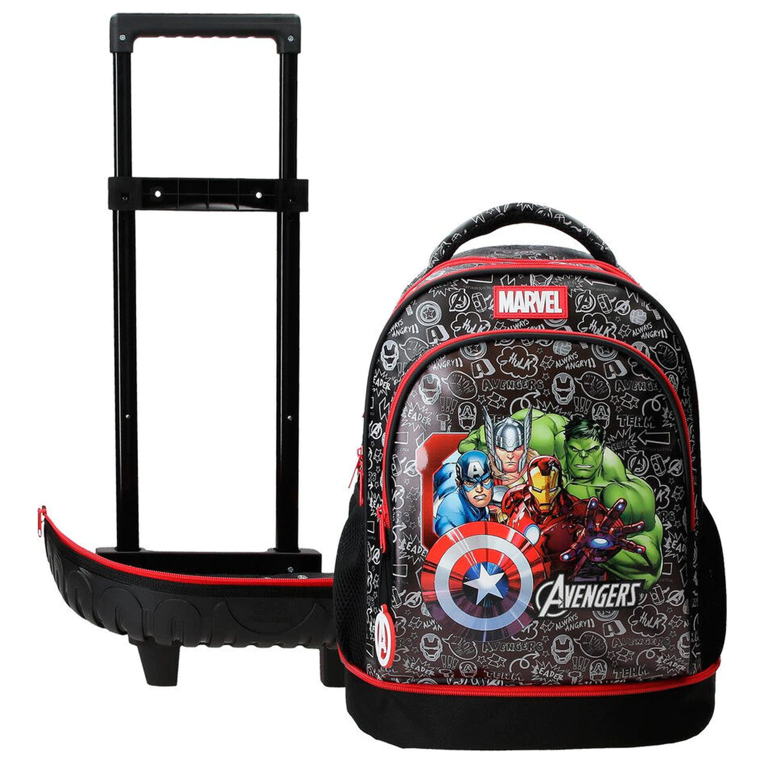 Marvel Bosszúállók Team gurulós táska 43cm termékfotó