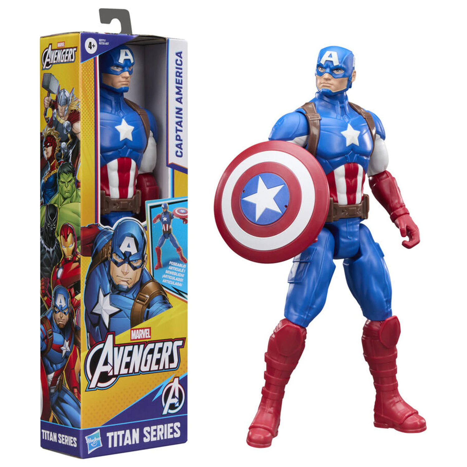 Marvel Bosszúállók Titan Series Amerika Kapitány figura 30cm termékfotó