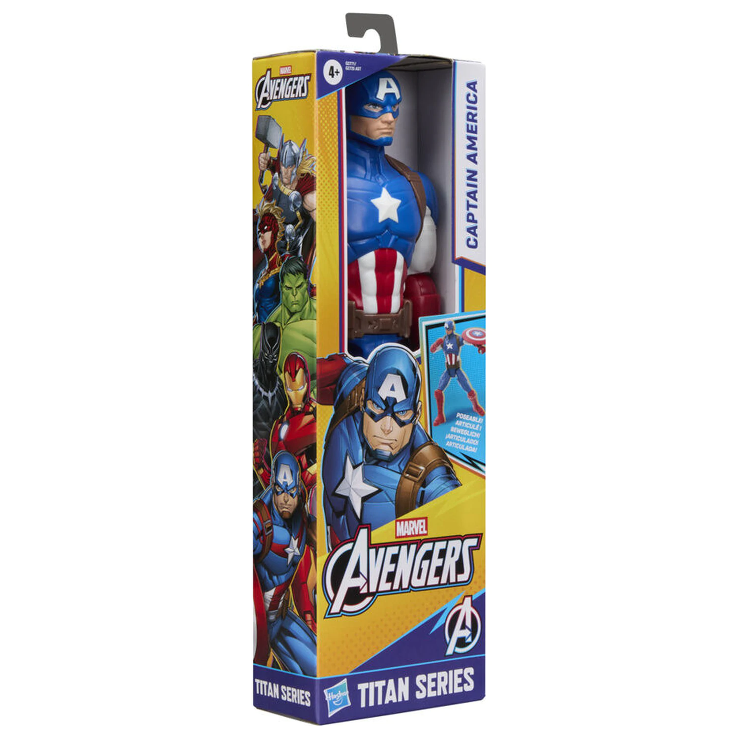 Marvel Bosszúállók Titan Series Amerika Kapitány figura 30cm termékfotó