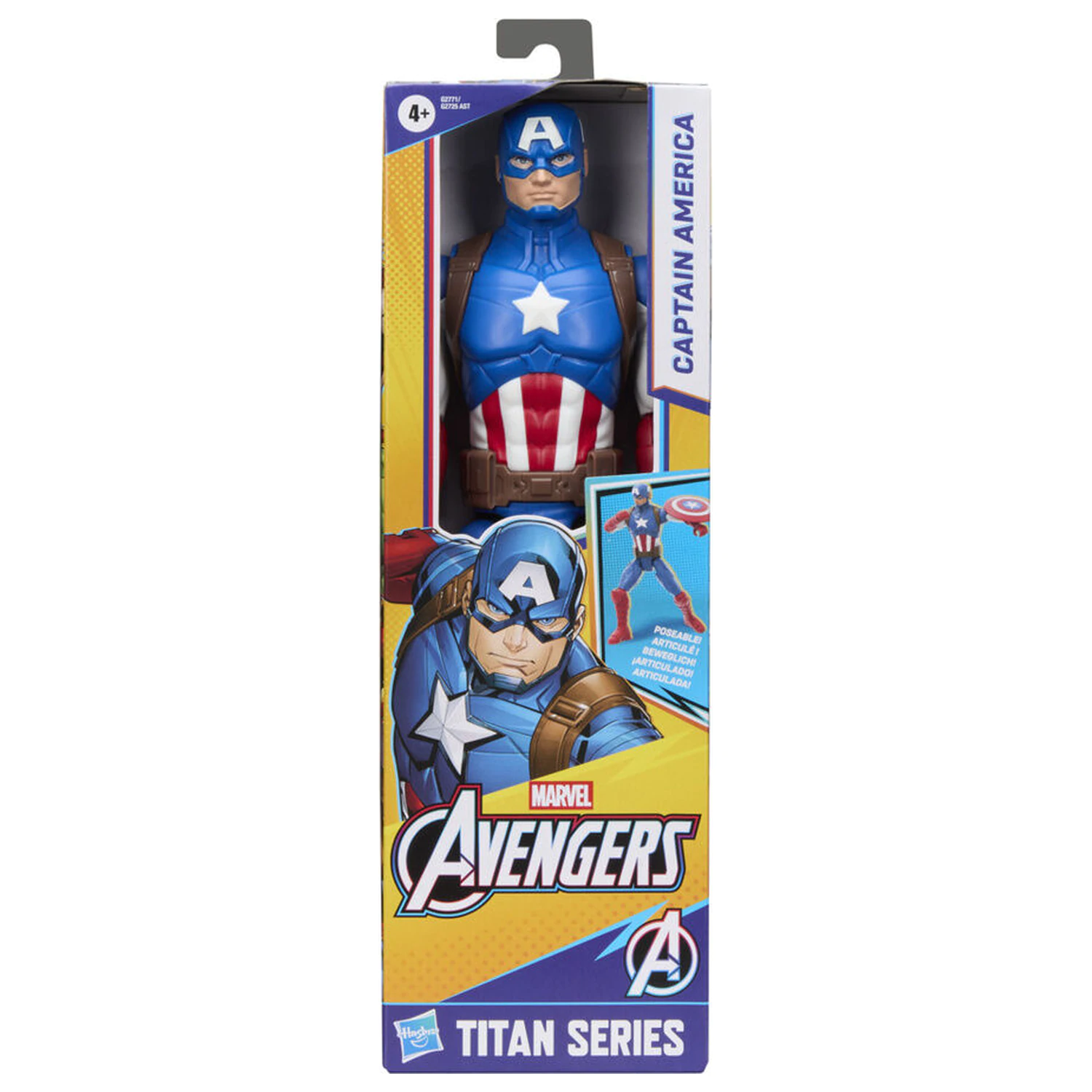 Marvel Bosszúállók Titan Series Amerika Kapitány figura 30cm termékfotó