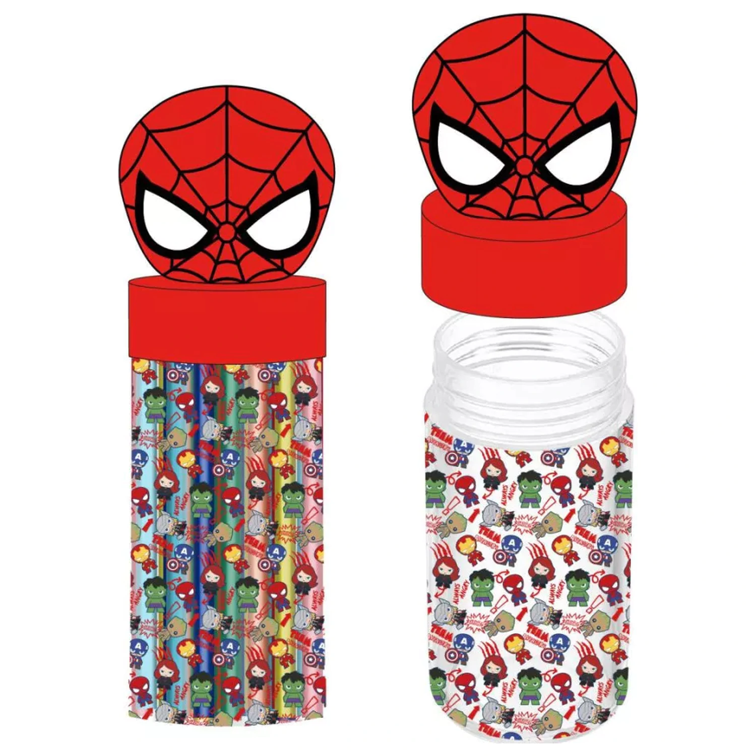 Pókember Marvel 18 db-os filctoll szett 3D tartóban termékfotó