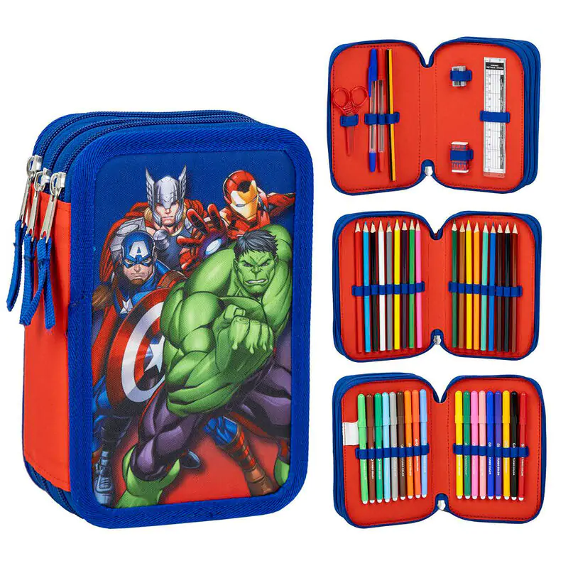 Marvel Avengers triple pencil case termékfotó