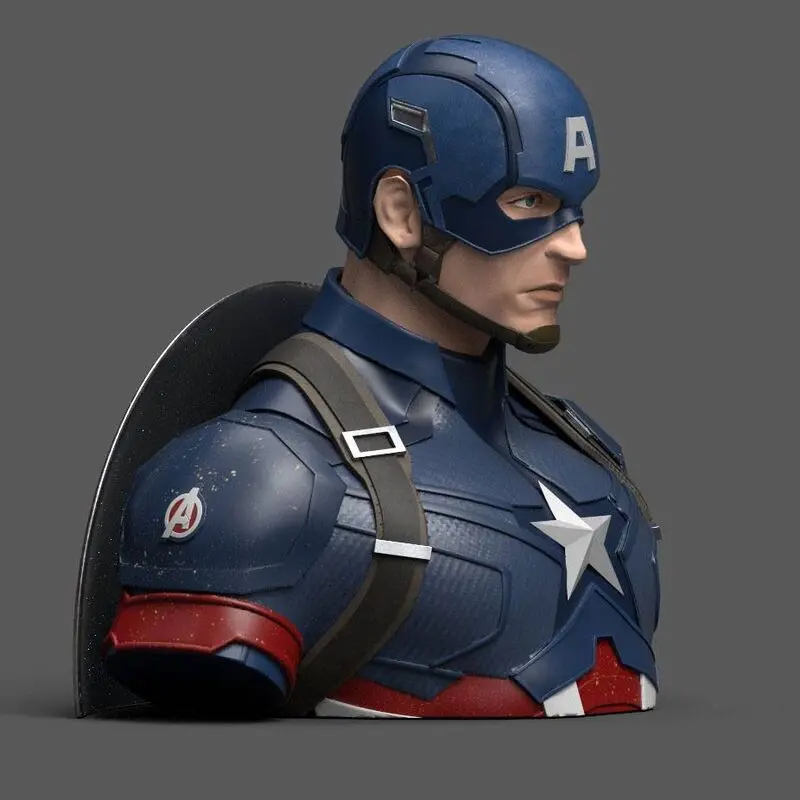 Marvel Bosszúállók Végjáték Amerika Kapitány persely figura 20cm termékfotó