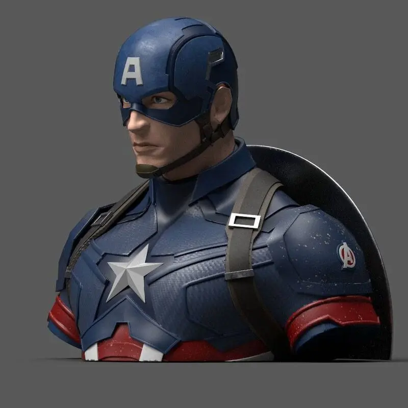 Marvel Bosszúállók Végjáték Amerika Kapitány persely figura 20cm termékfotó