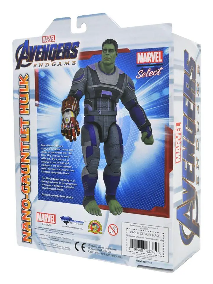 Marvel Bosszúállók Végjáték Hulk mozgatható figura 23cm termékfotó