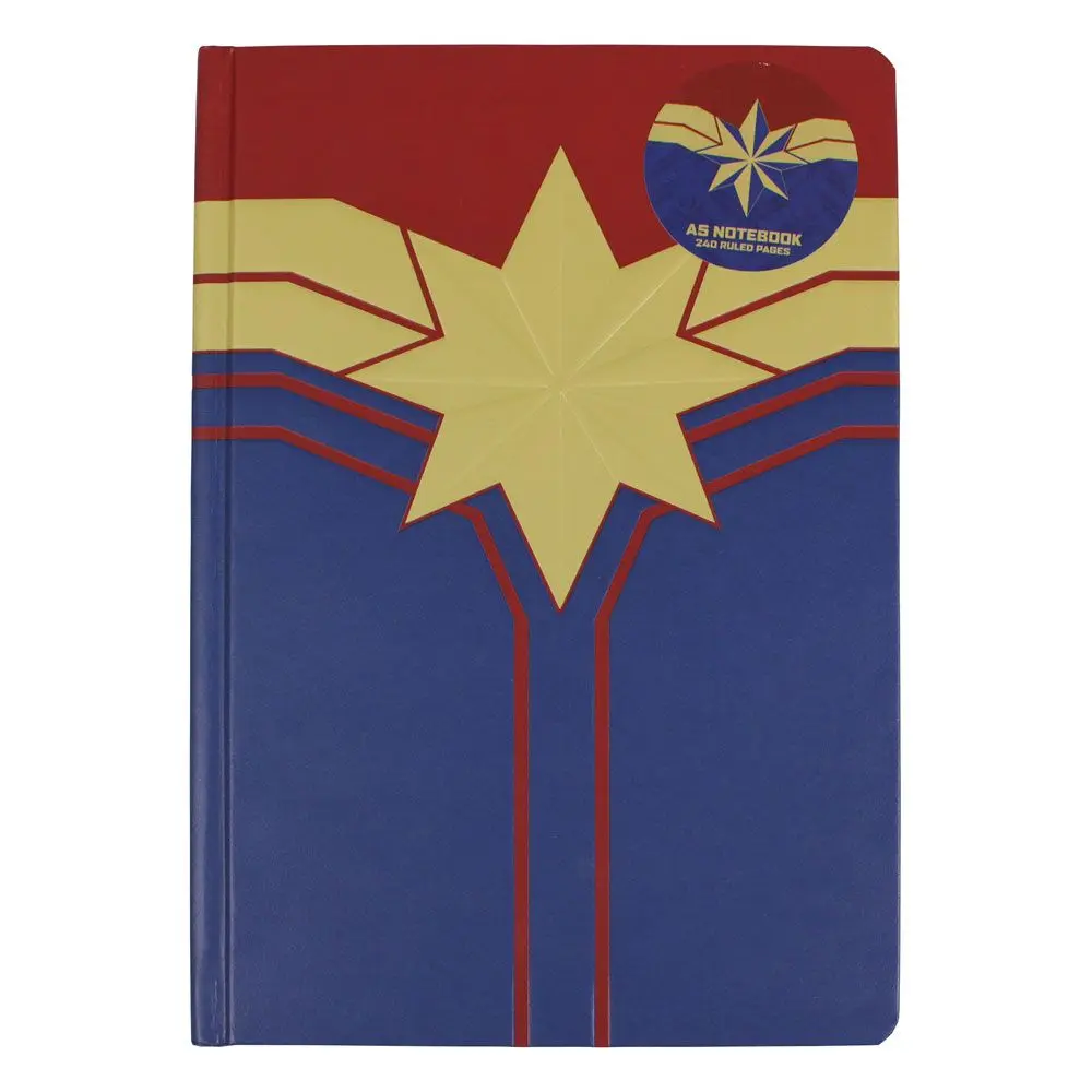 Marvel Captain Marvel A5 jegyzetfüzet termékfotó