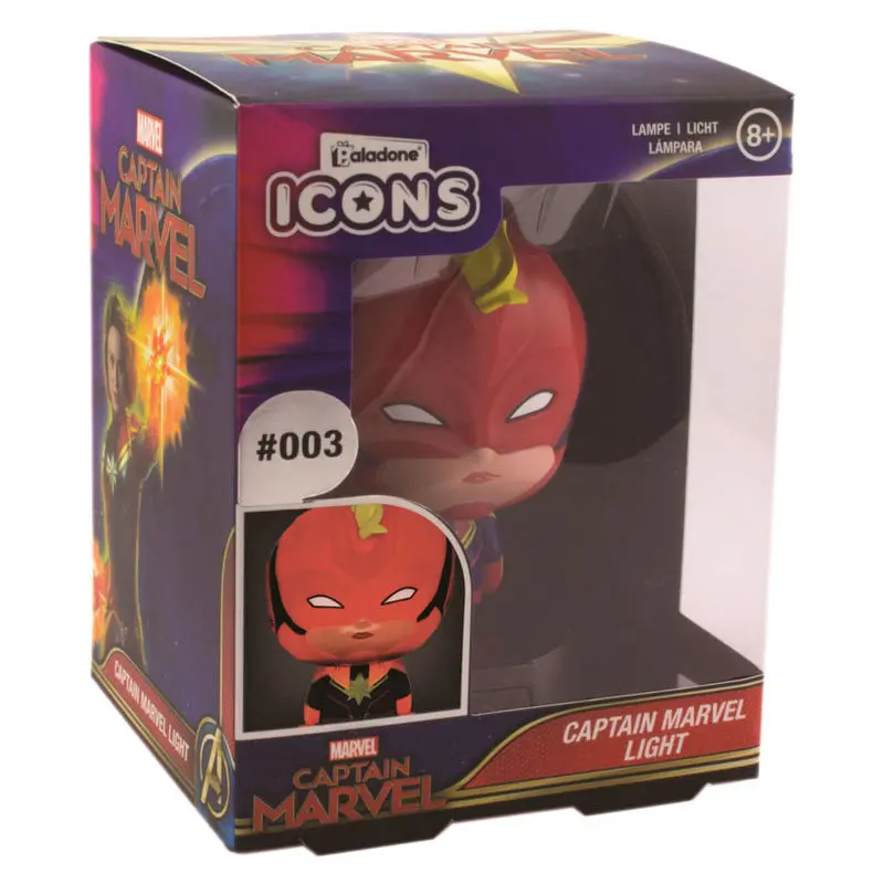 Marvel Captain Marvel Ikons lámpa termékfotó