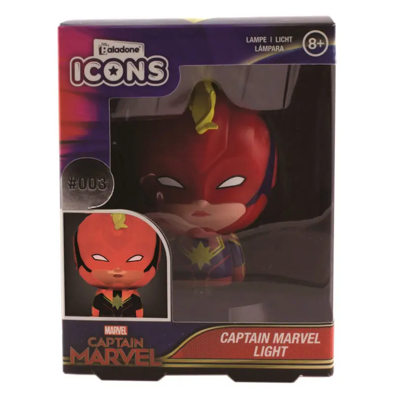 Marvel Captain Marvel Ikons lámpa termékfotó