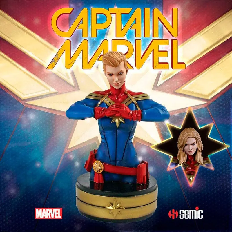 Marvel Captain Marvel mellszobor 20cm termékfotó