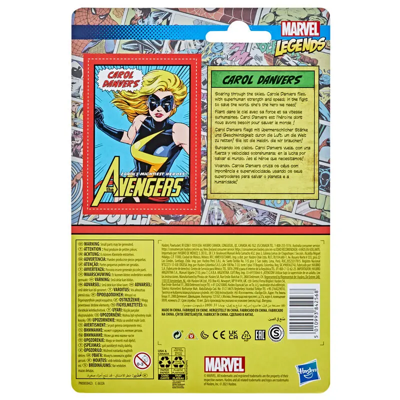 Marvel Carol Danvers retro figura 9,5cm termékfotó