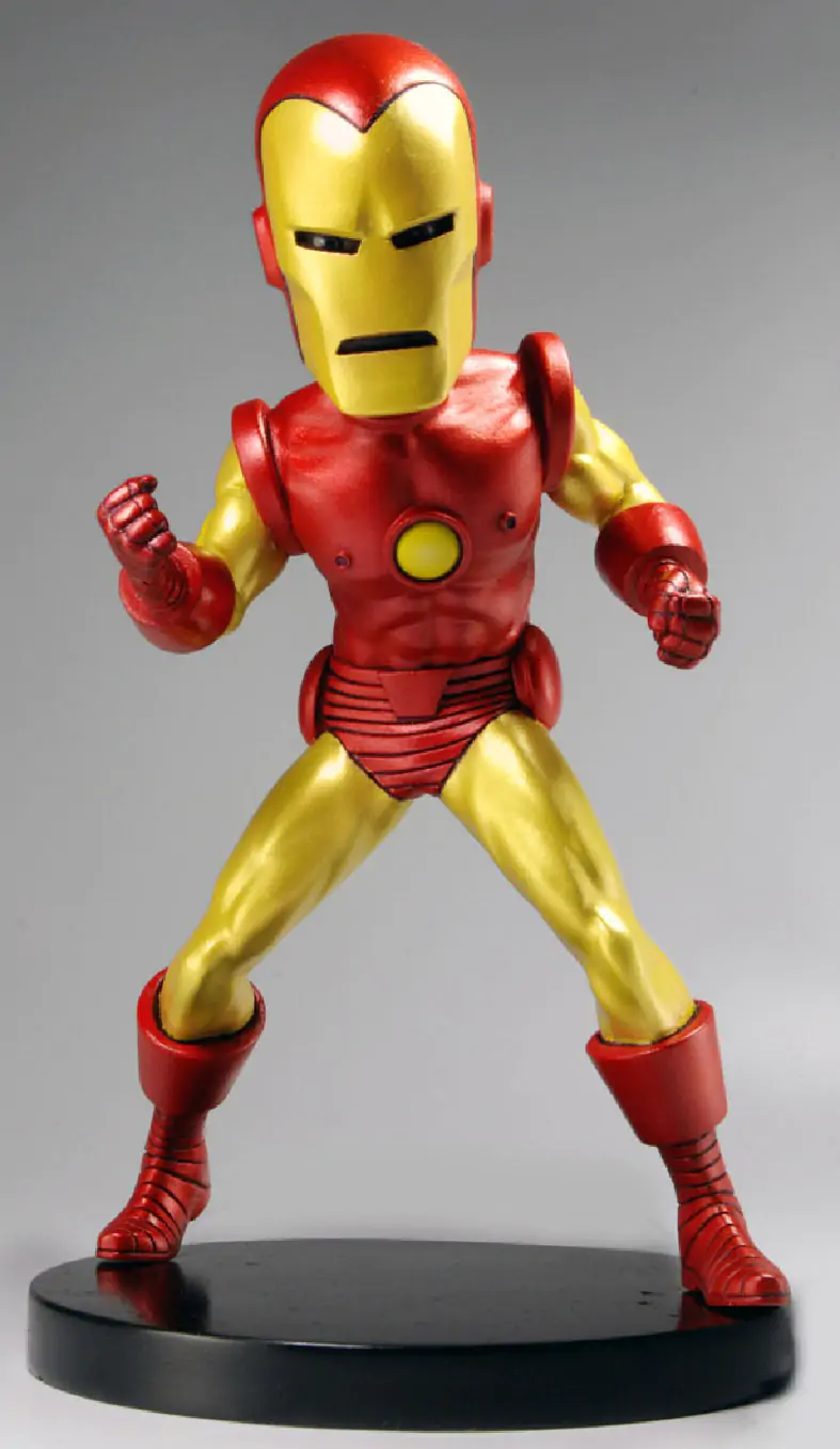 Marvel Classic Extreme Head Knocker Bobble-Head Iron Man figura 20 cm termékfotó