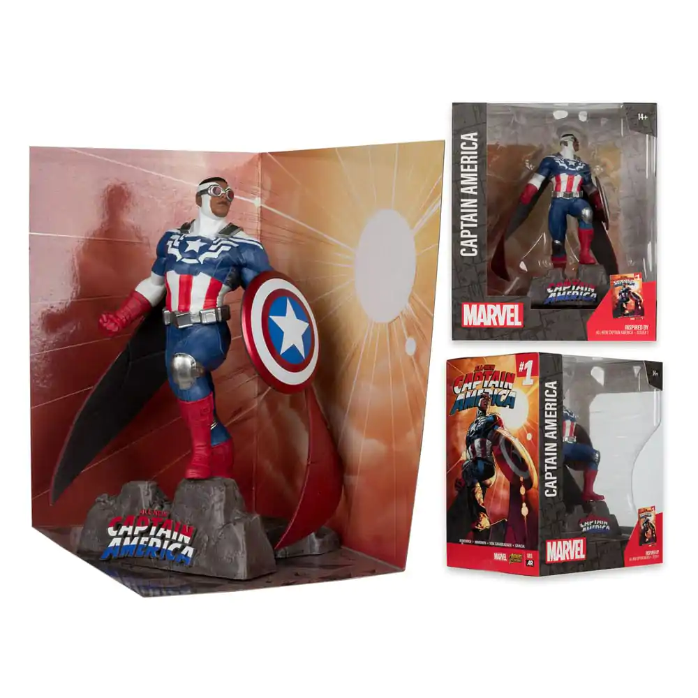 Marvel Collection 1/10 Captain America (All-New Captain America #1) PVC szobor figura 17 cm termékfotó