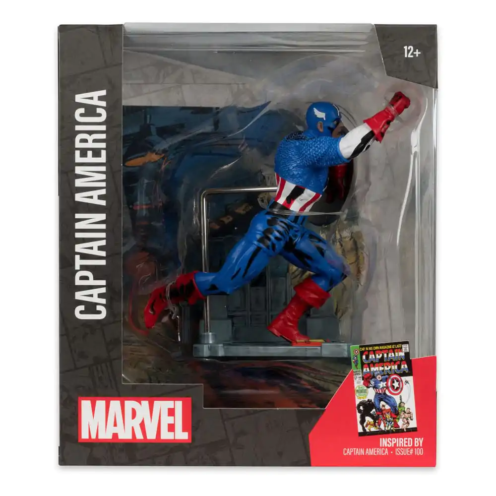 Marvel Collection 1/10 Captain America (Captain America #100) PVC szobor figura 12 cm termékfotó