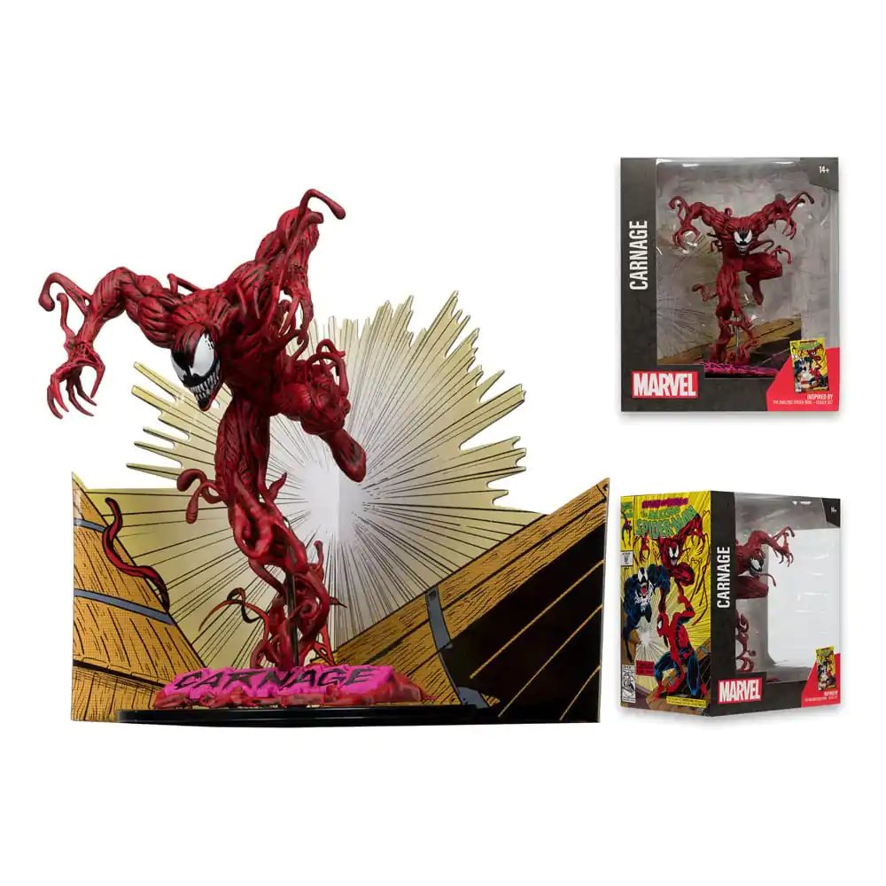 Marvel Collection 1/10 Carnage (The Amazing Spider-Man #362) PVC szobor figura 18 cm termékfotó